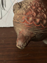 Load image into Gallery viewer, Antique Mayan Effigy Three Footed Vessel