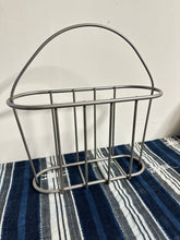 Load image into Gallery viewer, 90s Silver Tone Magazine Record Holder
