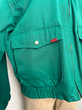 Load image into Gallery viewer, REWORKED: “MAKE ART MAKE OUT” GREEN BOMBER
