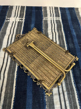 Load image into Gallery viewer, 90’s Tizo Rhinestone Brass Handcrafted Picture Frame
