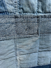 Load image into Gallery viewer, Vintage Handmade Denim Patchwork Quilt
