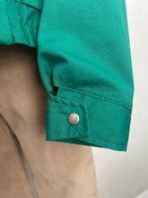 Load image into Gallery viewer, REWORKED: “MAKE ART MAKE OUT” GREEN BOMBER
