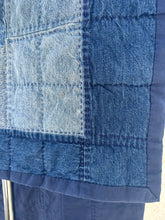 Load image into Gallery viewer, Vintage Handmade Denim Patchwork Quilt
