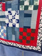 Load image into Gallery viewer, Vintage Handmade Patchwork Quilt

