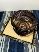 Load image into Gallery viewer, Handblowned Dark Purple Swirled Vesesel
