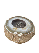 Load image into Gallery viewer, 1970s Sliced Agate Stone Jewelry Trinket Dish
