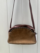 Load image into Gallery viewer, Brown Handcrafted Leather Suede Crossbody made in Argentina
