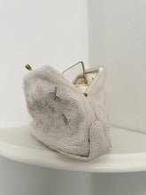 Load image into Gallery viewer, 1950s Rosenfeld Glass Beaded Clutch with Compact Mirror
