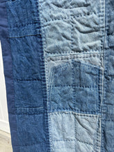 Load image into Gallery viewer, Vintage Handmade Denim Patchwork Quilt
