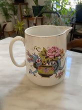 Load image into Gallery viewer, Vintage Dragon Floral Pitcher Vase

