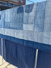 Load image into Gallery viewer, Vintage Handmade Denim Patchwork Quilt
