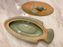 Load image into Gallery viewer, Handmade Stoneware Fish Serving Dish
