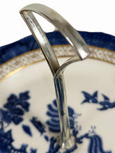 Load image into Gallery viewer, Royal Doulton Booths Real Old Willow Two-Tier Cake Dessert Stand
