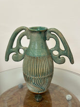 Load image into Gallery viewer, 20th Century Studio Pottery Amphora Vessel, Signed

