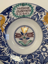 Load image into Gallery viewer, Late 20th Century Repro MATHIAS: FLASCHKER Decorative Faience Plate
