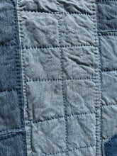 Load image into Gallery viewer, Vintage Handmade Denim Patchwork Quilt
