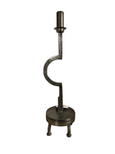 Load image into Gallery viewer, Hand-Welded Industrial Metal Candleholder
