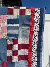 Load image into Gallery viewer, Vintage Handmade Patchwork Quilt
