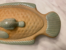 Load image into Gallery viewer, Handmade Stoneware Fish Serving Dish
