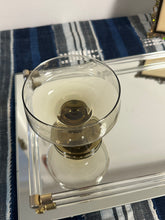 Load image into Gallery viewer, Mid Century Single Smoked Coupe Glass
