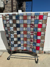 Load image into Gallery viewer, Vintage Handmade Patchwork Quilt

