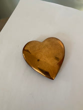 Load image into Gallery viewer, Vintage brass heart paperweight
