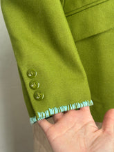 Load image into Gallery viewer, REWORKED: MOSS GREEN WOOL BLAZER

