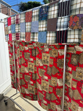 Load image into Gallery viewer, Vintage Handmade Patchwork Quilt
