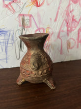 Load image into Gallery viewer, Antique Mayan Effigy Three Footed Vessel
