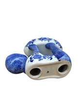 Load image into Gallery viewer, 1980s Blue and White Porcelain Monkey Trinket and Soap Dish
