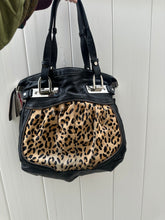 Load image into Gallery viewer, Leather Leopard Ponyhair Carryall Satchel B. Makowsky
