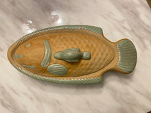 Load image into Gallery viewer, Handmade Stoneware Fish Serving Dish
