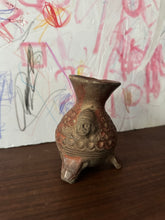 Load image into Gallery viewer, Antique Mayan Effigy Three Footed Vessel
