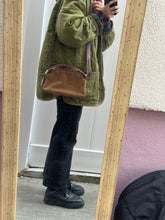 Load image into Gallery viewer, Brown Handcrafted Leather Suede Crossbody made in Argentina
