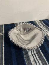 Load image into Gallery viewer, Silver Tone Mariposa String of Pearls Dish
