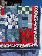 Load image into Gallery viewer, Vintage Handmade Patchwork Quilt
