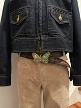Load image into Gallery viewer, Brass Abalone Butterfly Belt
