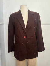 Load image into Gallery viewer, REWORKED: BROWN WOOL BLAZER
