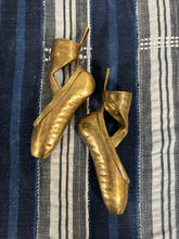Load image into Gallery viewer, Mid Century Brass Ballerina Slippers Wall Decor
