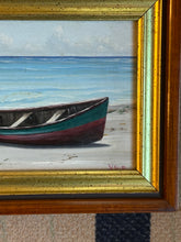 Load image into Gallery viewer, Pair of Mini Sailing Oil Paintings signed Vega
