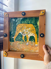 Load image into Gallery viewer, Original Signed Hand-painted Handmade Tiger Artwork
