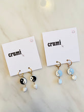 Load image into Gallery viewer, PEARLA Yin Yang Earrings
