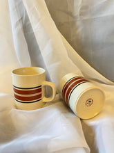 Load image into Gallery viewer, Vintage Marco Polo Brown Striped Mugs
